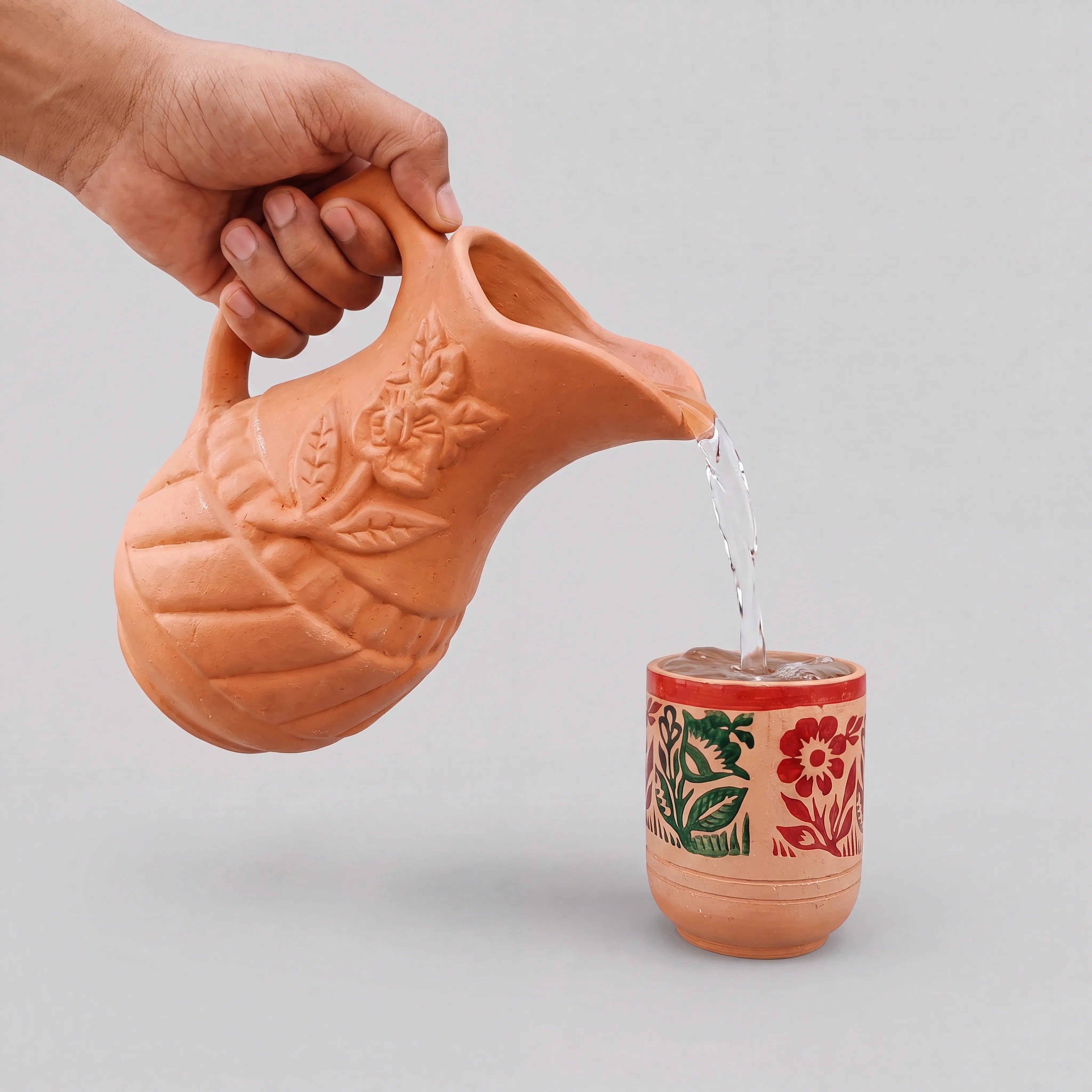 Premium Clay Drink Set