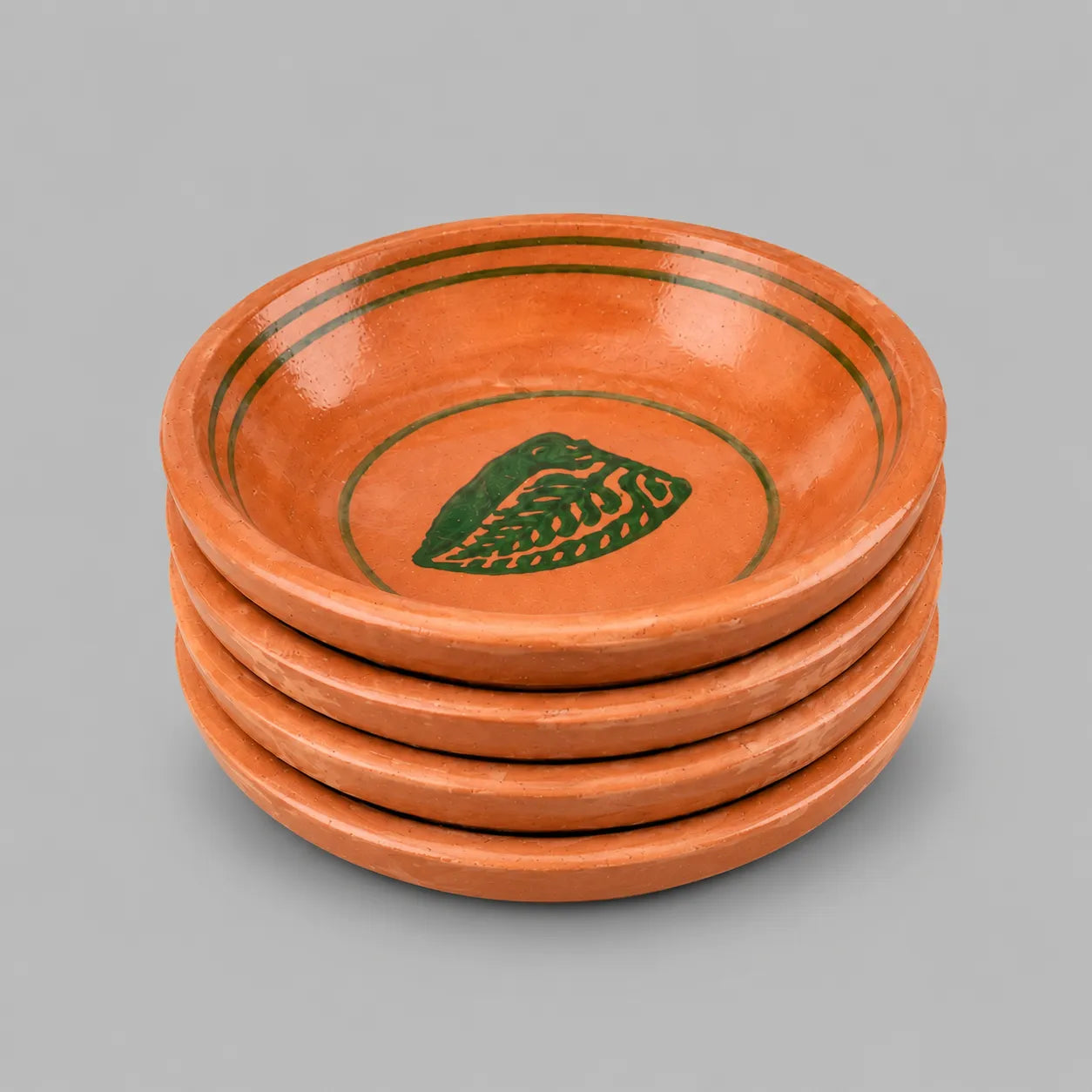 4-Piece Mitti Ki Dinner Plate Set – Hand-Painted