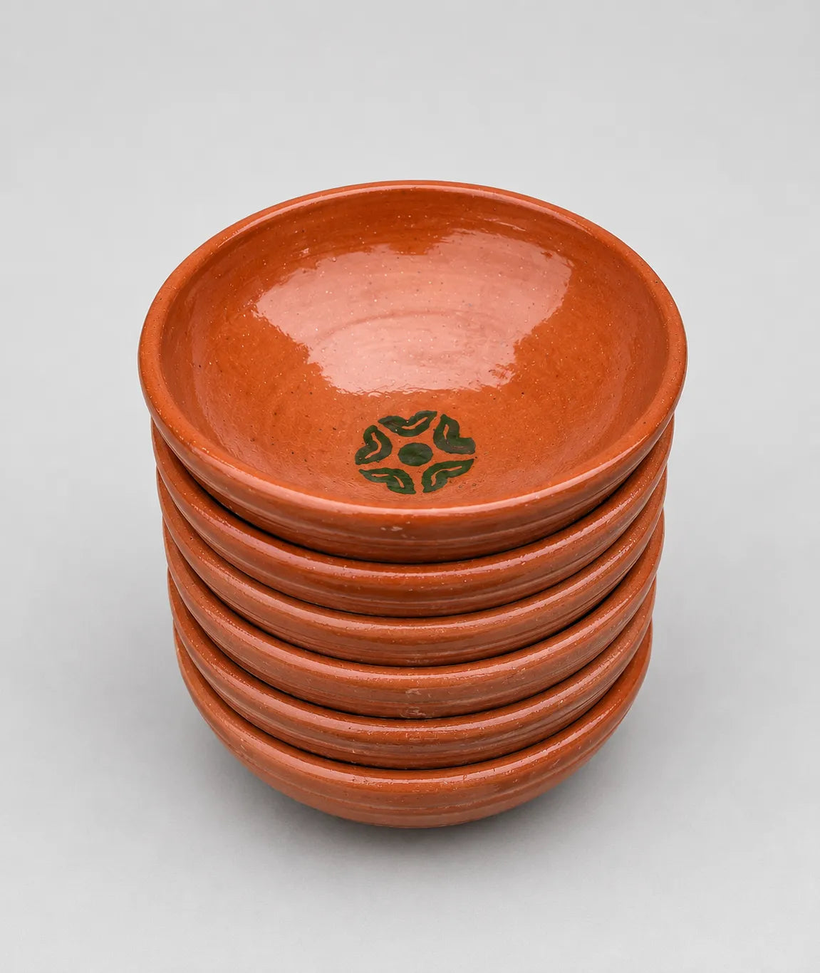 6-Piece Clay Serving Bowl Set – ½ KG Handmade Terracotta Bowls