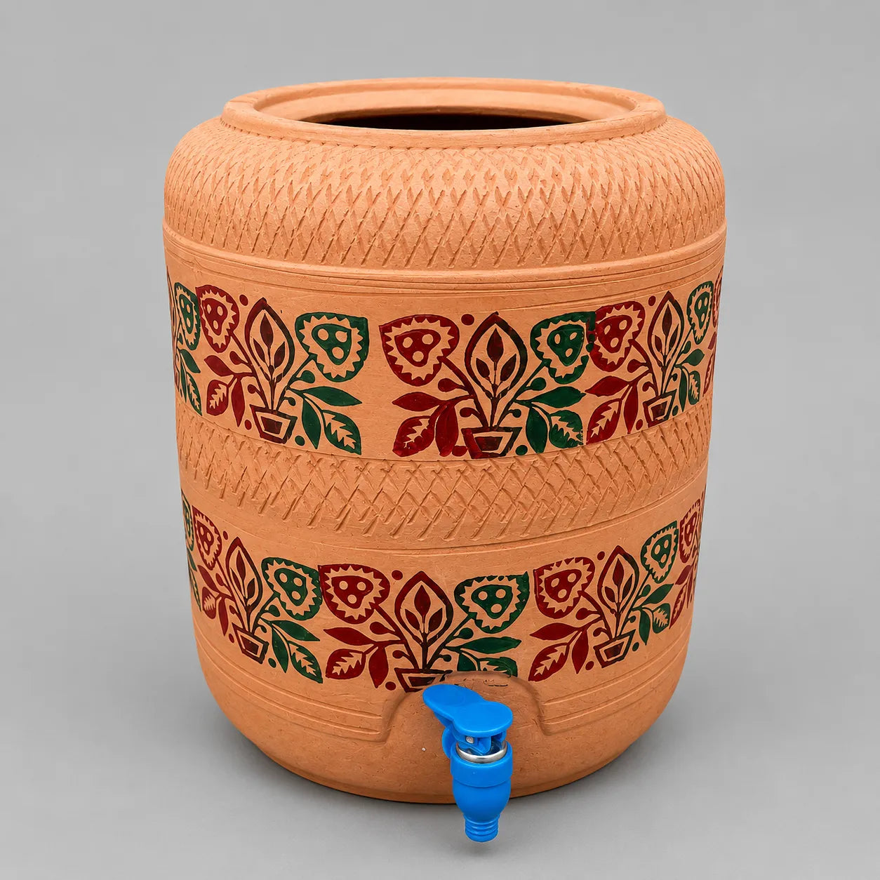 Large Clay Water Cooler with Tap (12-15L)